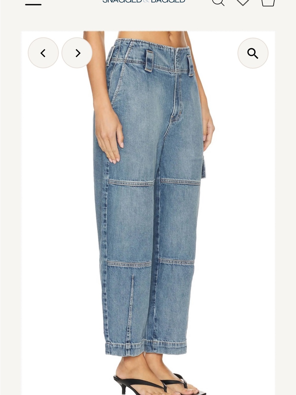 Etica Juni Relaxed Cargo Jean